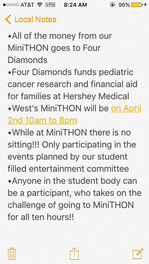 WestMiniThon's tweet photo. we want everyone to know about MiniTHON, so spread the word!! https://t.co/zpHyI68jvr