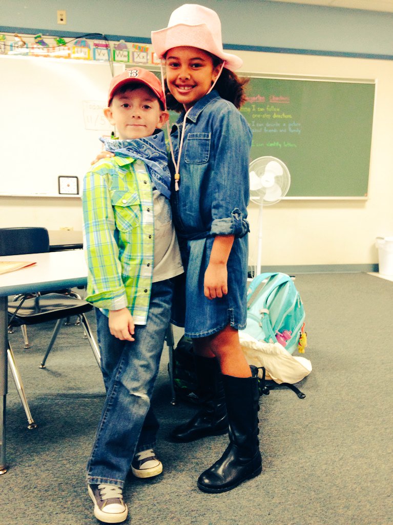 Getting to say "Howdy" to your friends in the morning.  Priceless. #180DaysofKindness