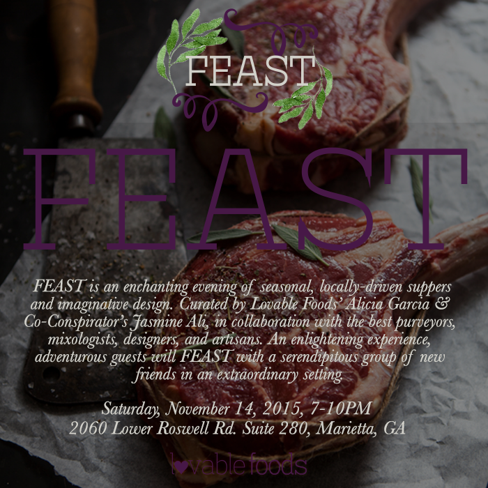 lovablefoods's tweet photo. Join us &amp; Co-Conspirator’s @jazmatik 11/14 for a 5-course FEAST &amp; signature drinks! Deets on our blog! https://t.co/2RrkkjSeDQ