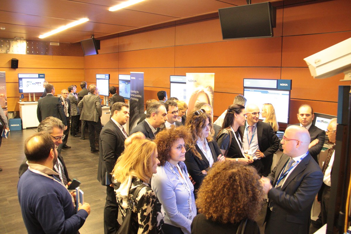 FFassl's tweet image. Our Filippo Gaggioli  entertaining customers from TIM with #MobileGuard  at #NetworksPerform roadshow