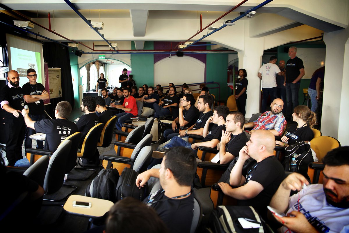 josefortunati's tweet photo. 3ª edição do #HackathonPOA maratona em busca de novas soluções para a cidade. https://t.co/AvG6mI1UvH https://t.co/XkGmliPWrA
