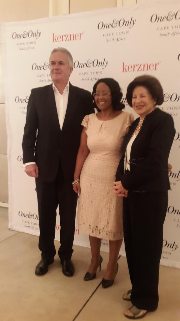AnnetteKesler ofshowcook.com and GM of OneandOnly, Richard Lyonshall at the Reaching for Young Stars 2015