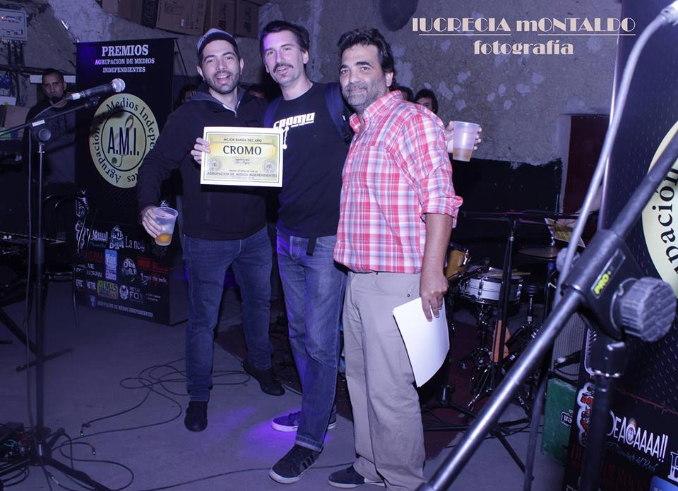 cromorock's tweet photo. Gracias @PremiosAmi Martin Pozzo x la nom d Cromo a Mejor Banda 2015 @checho_cromado @GastonRenzetti  @federicoedu https://t.co/OMmgxlPXLl
