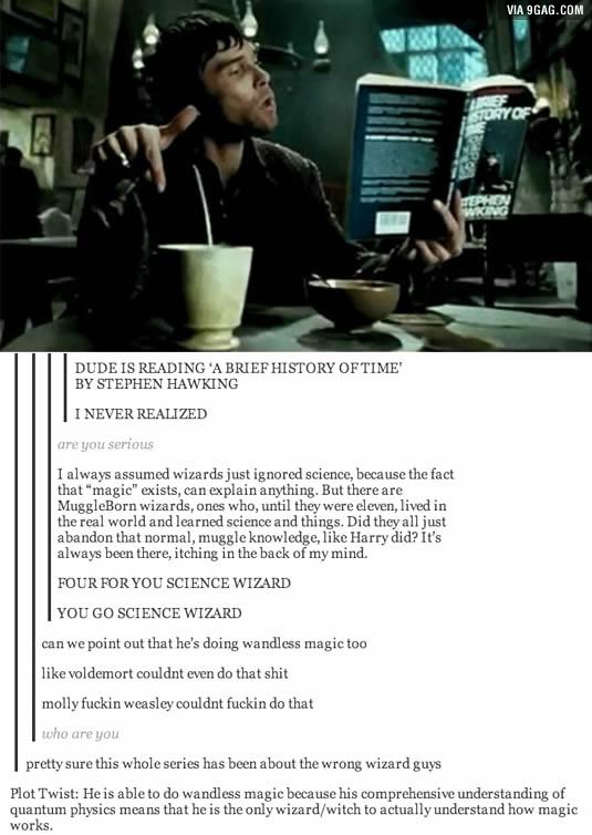 The whole Harry Potter series was about the wrong guy 
9gag.com/gag/aApLEDR?re…