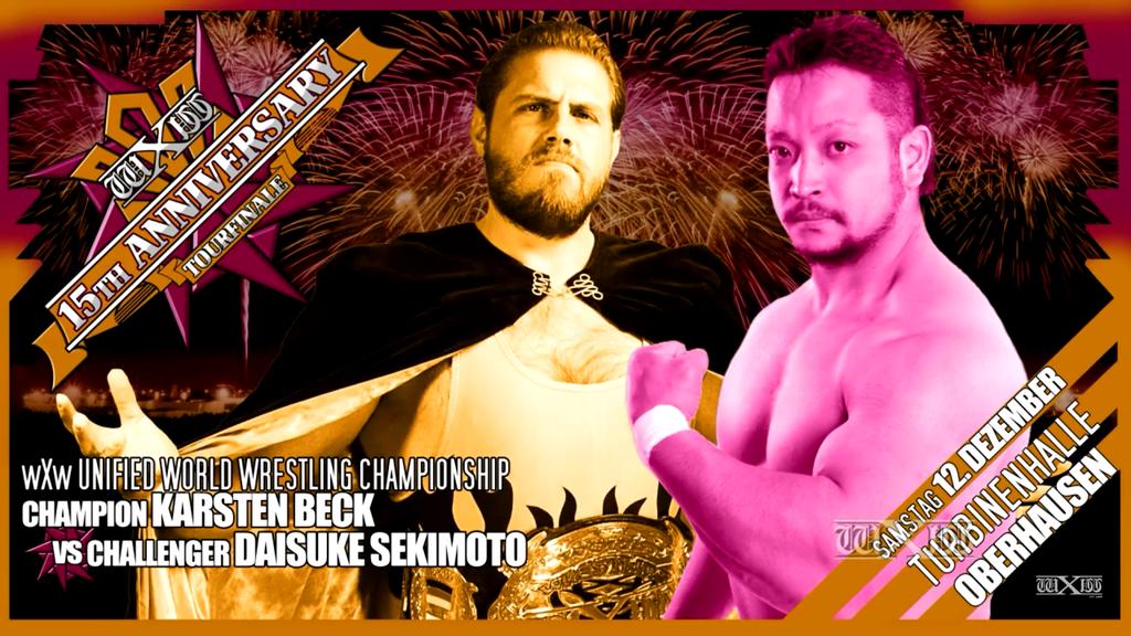 "Der König der Catcher" <a href="/thebeckstasy/">Karsten Beck</a> vs "Muscle Monster" <a href="/sekimotodaisuke/">関本大介</a> this December in Oberhausen. :)