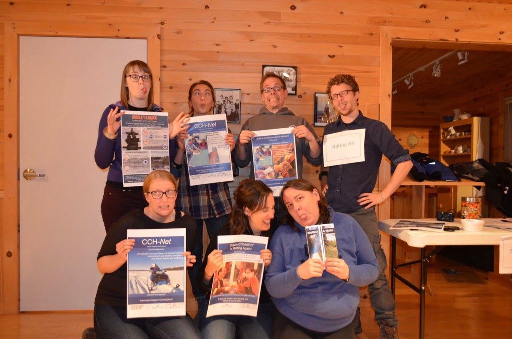 Sherilee_H's tweet image. #polarpeeps - #Rigolet climate-health open house fun! @CunsoloWillox @_asawatzky @thedangillis @_ocook @AnnaBunce