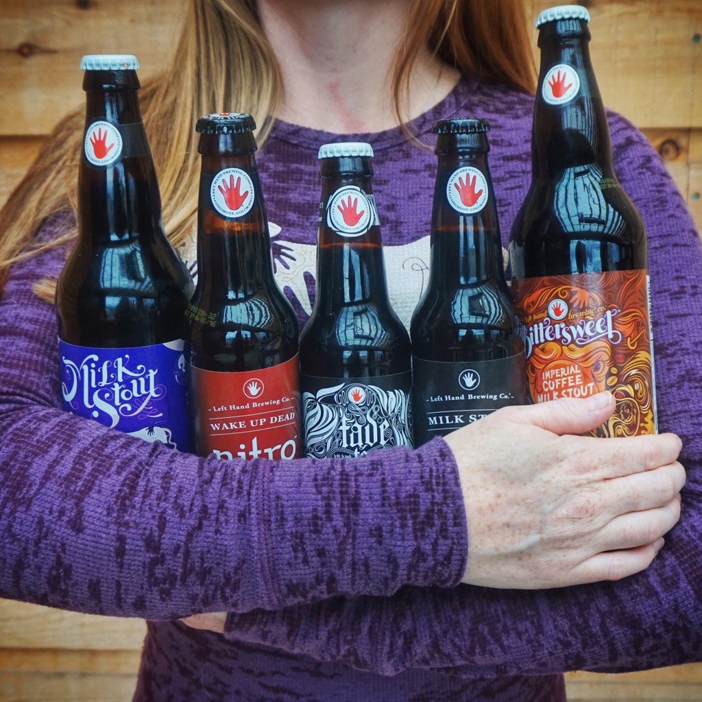 LeftHandBrewing's tweet photo. Happy #StoutDay! Hold your favorites close. Yup, all of 'em! #LeftSideLife https://t.co/wsvEj7z1DW