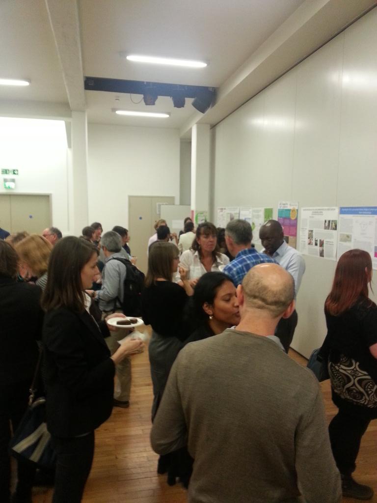 streetchildren's tweet photo. Plenty of people reading the posters that are being displayed in the lunch break! #CSCResearchConference https://t.co/NoiC7AF5es