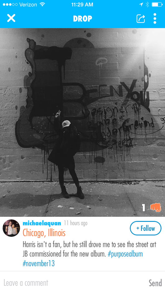 Drop Messages tweet media