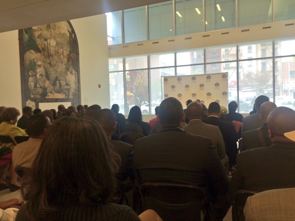 Dolomike's tweet photo. #BlackBusinessMatters Achieving Economic Equality in Contracting with R Donahue Peebles #PeeblesCorp @HBANY #Harlem https://t.co/TXzgS0L1wL