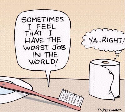 iqdental's tweet photo. If you have to say, what would you say is the worst job in the world? https://t.co/D8KjqHhGPq