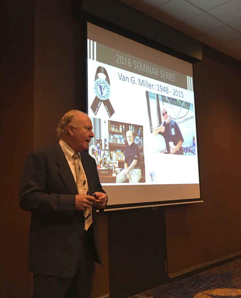 Pleased to be a part of <a href="/VGMGroupInc/">The VGM Group</a> seminar in CLT. <a href="/MarkJHigley/">Mark Higley</a> pays tribute to dear friend #VanMiller. 👍🏼👍🏼👍🏼