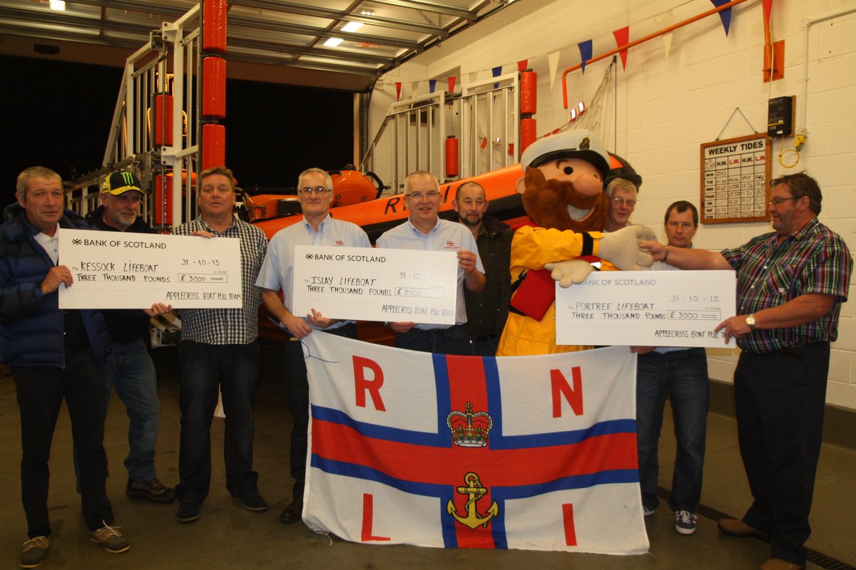 RNLIquine's tweet photo. Huge thank you to #applecross #boatpull team for their amazing support for #RNLI #Portree #Islay and #NorthKessock https://t.co/g1VbMtgPRO