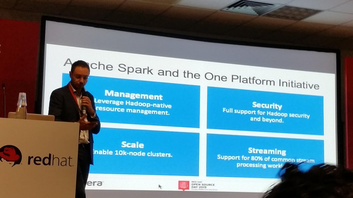 StefanoCazzella's tweet photo. @cloudera on the scene of #osd2015 https://t.co/jLPMvBSWEp