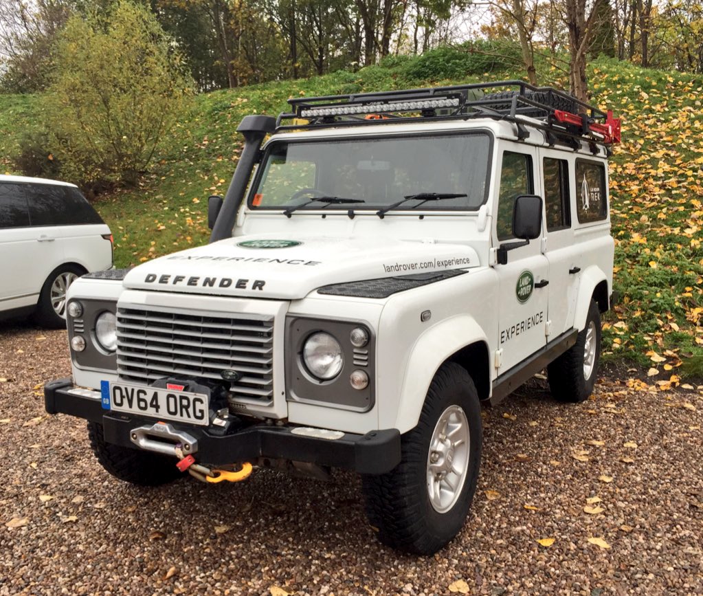 extremesailing's tweet photo. Today the #exss are putting the @LandRover to the test at the experience centre. Awesome machines! https://t.co/LpVtDjSVuU