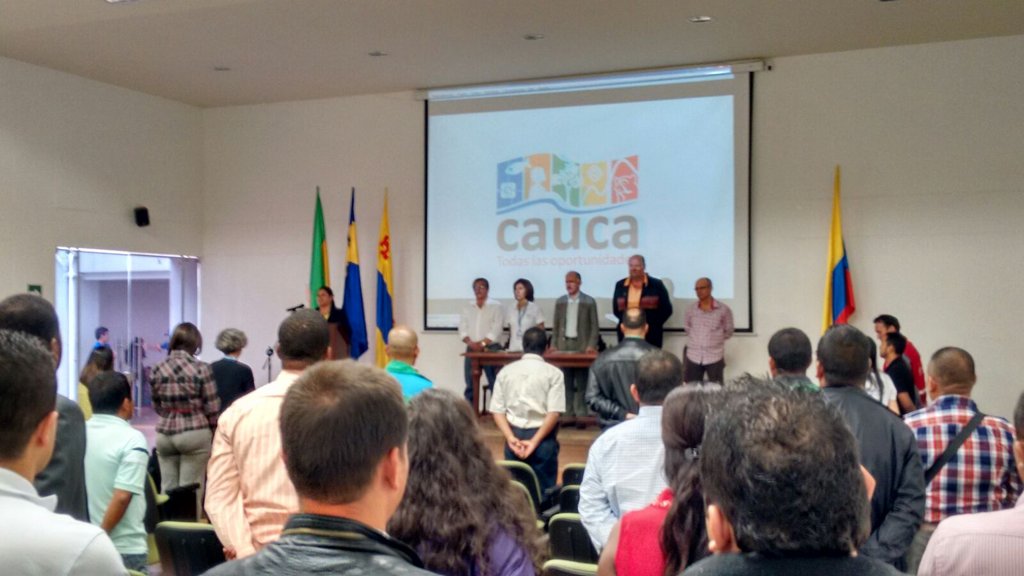 GobCauca's tweet photo. foro "Alistamiento institucional y Comunitario:construcción d Paz territorial Cauca y el papel internacional https://t.co/WftEqph25R