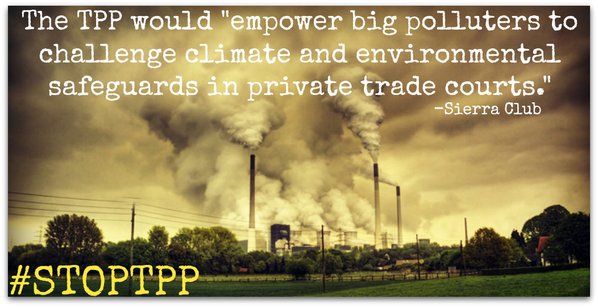 HeatherGies's tweet photo. #TPP text confirms fears of enviro risks, runaway corporate power, weak democracy. https://t.co/AWAKFOtYMI #StopTPP https://t.co/L5p6ku6Rhs