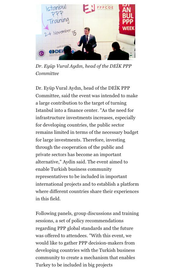 ppp_week's tweet photo. To read more about #IstanbulPPPWeek15 go to https://t.co/NEn05AuoeE @Sabah https://t.co/1kWIhkkJa7