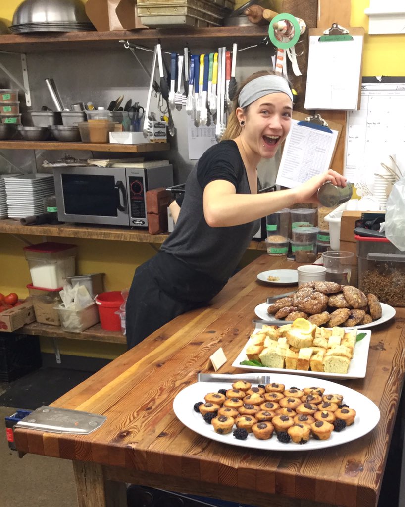 TimelessCafBake's tweet photo. All smiles this morning as we get our baking ready for you! #timelesscafe #kwrestaurants #scones #morning #bakery https://t.co/v9wBjDxFKm