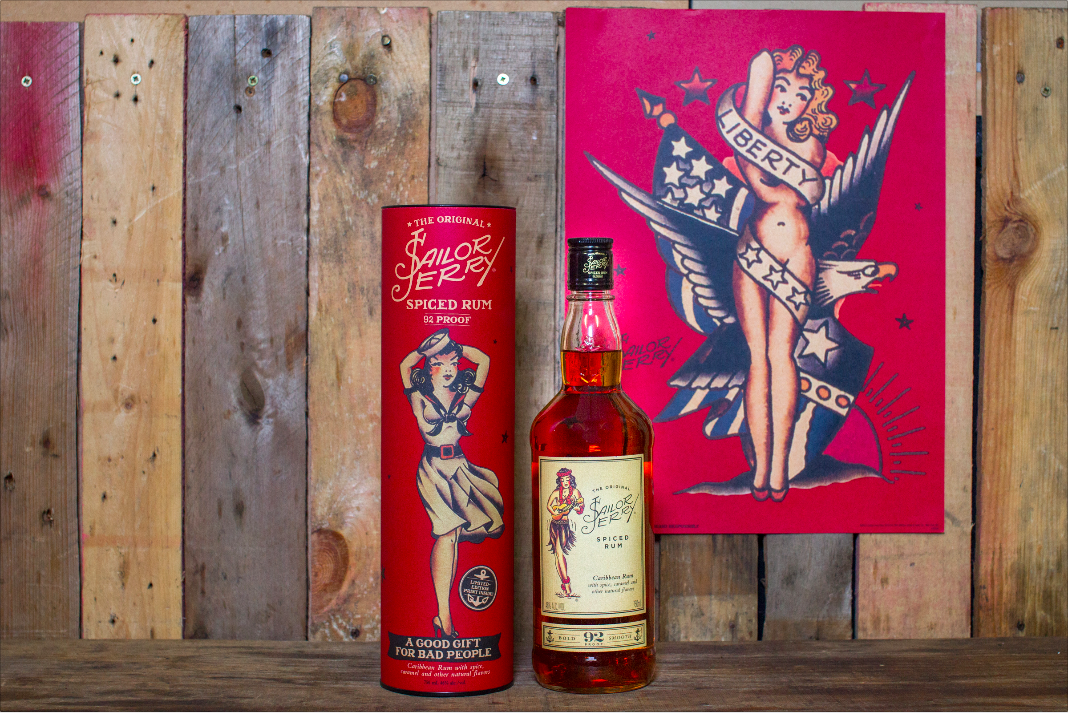 SailorJerry's tweet photo. You've waited all year. The limited edition Sailor Jerry tube & poster is here. In select stores nationwide. #GGFBP https://t.co/itAozuTGuR