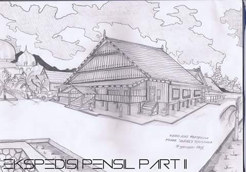 Hasil sketsa tim ekspedisi pensil part II di Kolaka, Sulawesi Tenggara (17 Januari 2015)
