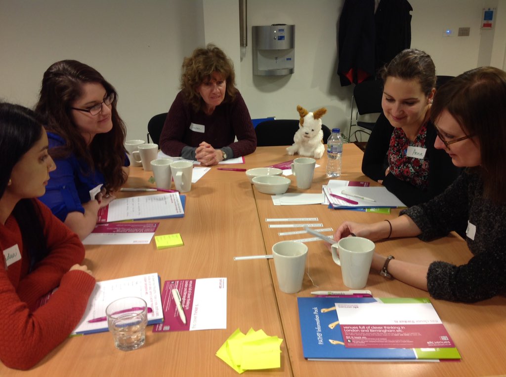 PATHSEdUK's tweet photo. Problem-solving in small groups this afternoon.  Can anyone spot which PATHS animal is helping this group out??? https://t.co/1AJUX7bWu9