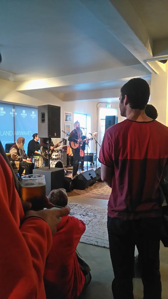 thebeerwell's tweet photo. Teitur Magnusson bringing balmy summer vibes to rainy Reyk at Hlemmur #airwaves15 https://t.co/TAFvnfDRBA