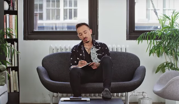 esquire's tweet photo. Watch @EN_NOIR's moody collection turn into art: https://t.co/2NFIpFc8Ga https://t.co/J24p03yma0