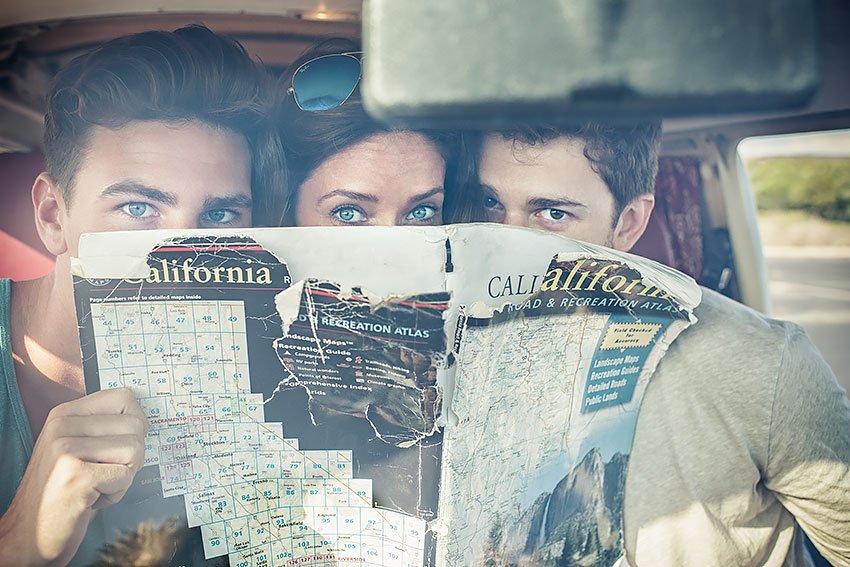 Navigating - Old School. Who remembers paper maps? #photography