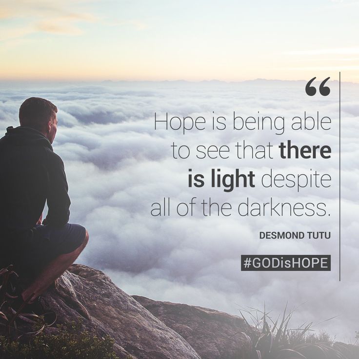 Hope is being able to see that there is light despite all of the darkness. - <a href="/TheDesmondTutu/">DesmondTutu Official</a> #GODisHOPE #Hope #Jesus