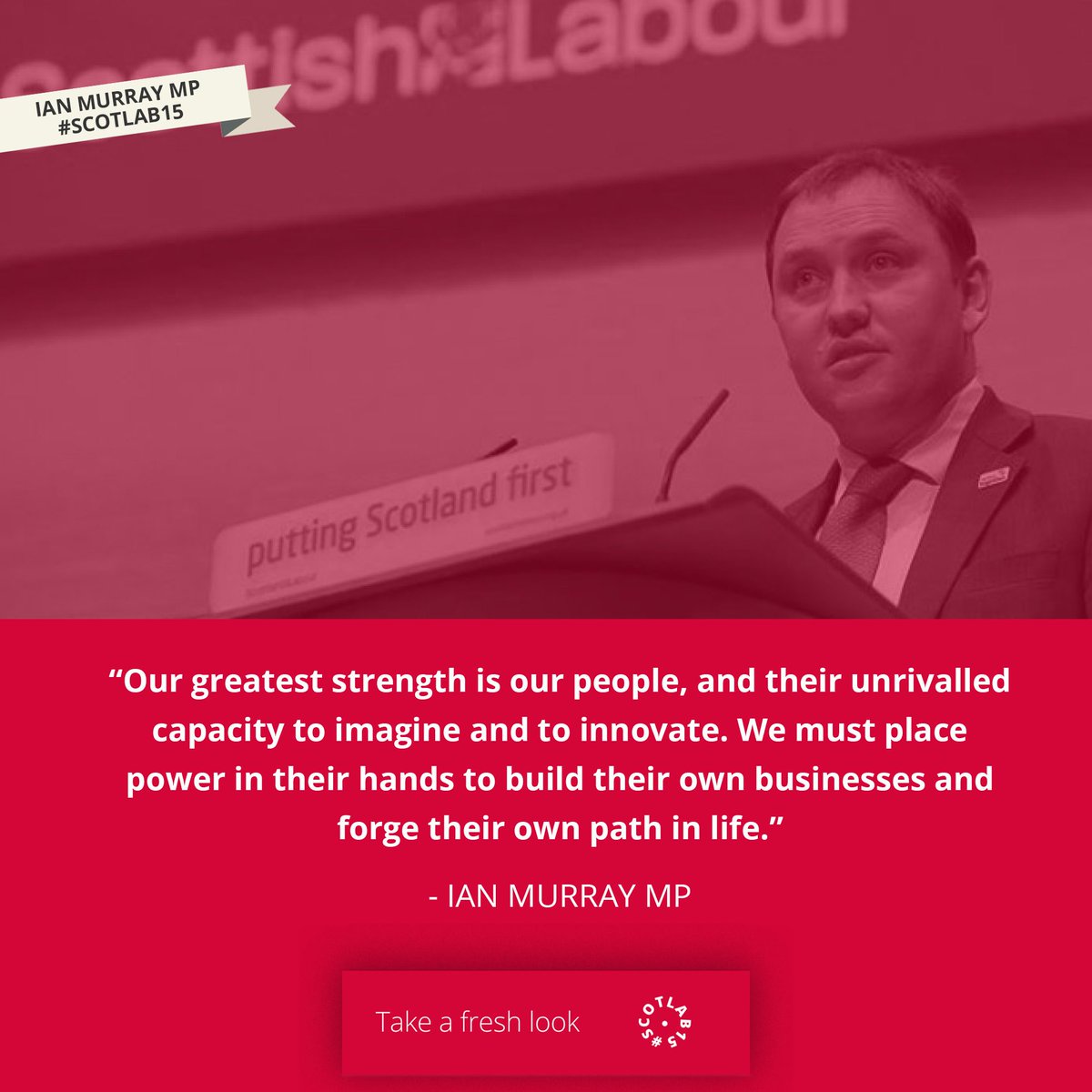 ScottishLabour's tweet photo. READ →

Shadow Scottish Secretary @IanMurrayMP's #scotlab15 
https://t.co/4edqMjWt8g https://t.co/tRcOm0cMX6