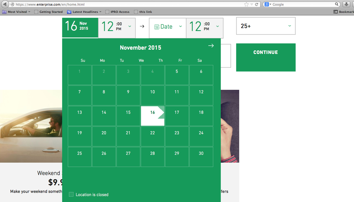 KaylaMStevenson's tweet image. @Enterprise - Just a heads up, there are 7 days in a week... Not 6... ;) #Oops #TechError #ScaredToBook