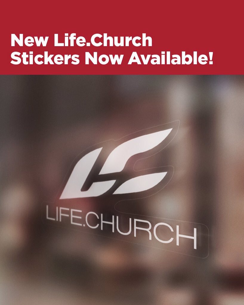 SWITCHlc's tweet image. We are stuck on the vision at Life.Church. Pick up your stickers this weekend and spread the message!