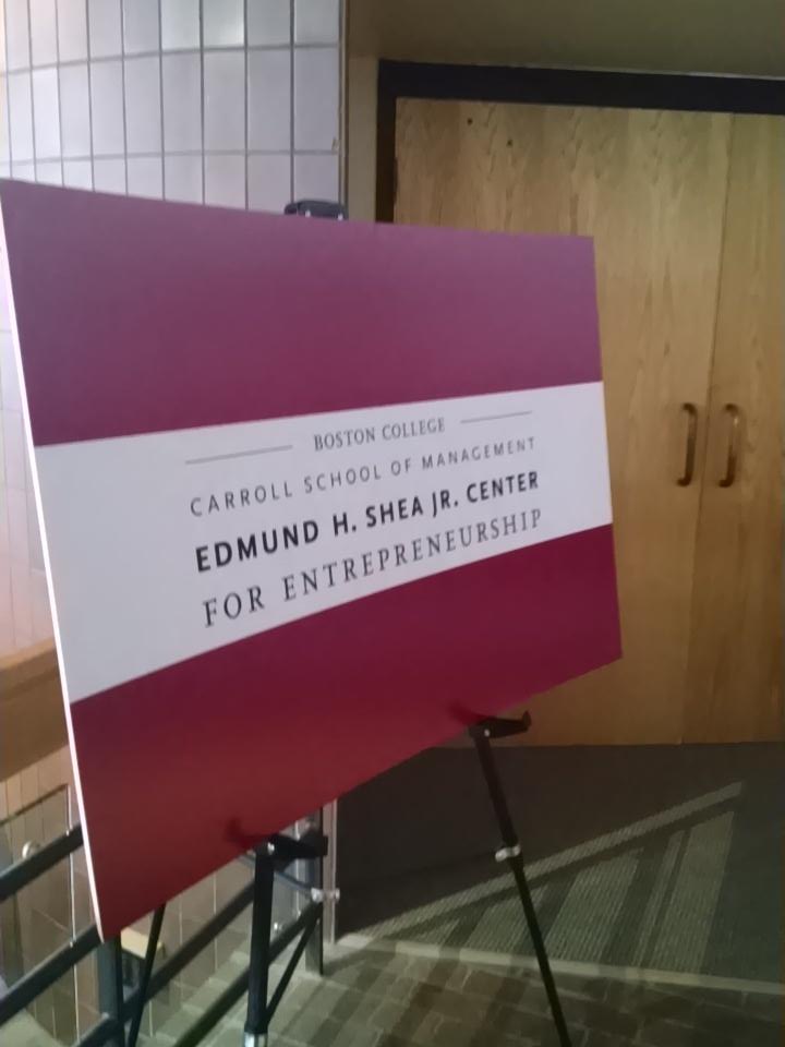 DavidLoVerme's tweet photo. So excited to be back @BostonCollege to kickoff @StartAtShea in style! #BCisTech #Proud @BCAlumni @BCCarrollMBA https://t.co/VycASJFPYv