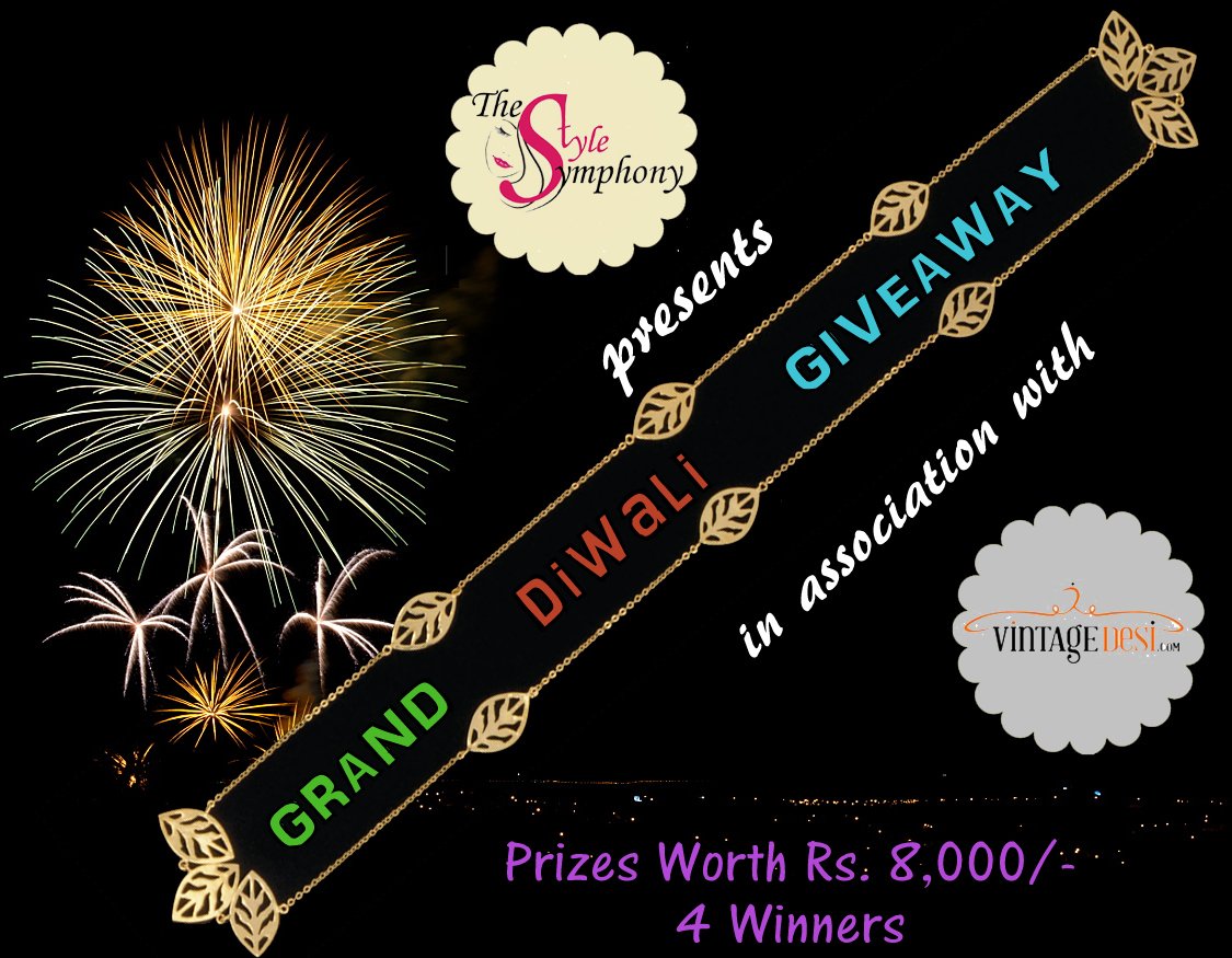 MaitreniMishra's tweet photo. The #DiwaliGiveaway in association wid @VintageDesi is live on #TheStyleSymphony
Participate https://t.co/78hVcL2uYm https://t.co/zBj5rTOabA
