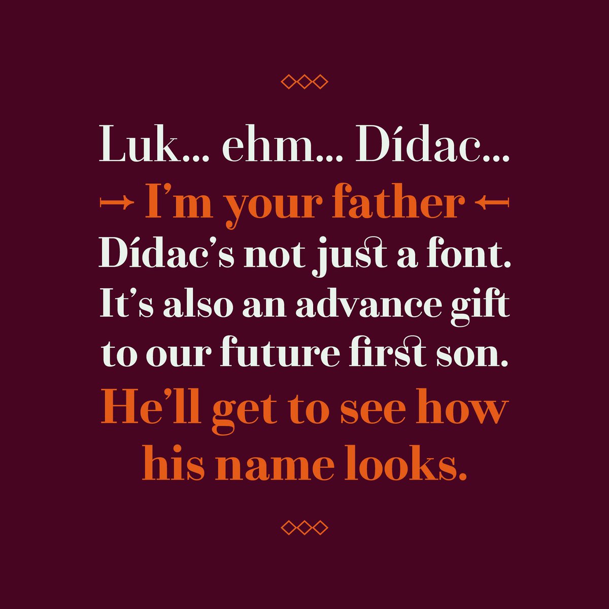 Ya disponible #Dídac de <a href="/barrybianco/">Rafael Jordán</a> en <a href="/Ultratypes/">Ultratypes Foundry</a> didacfont.com ultratypes.com/product/didac #Didona #Type