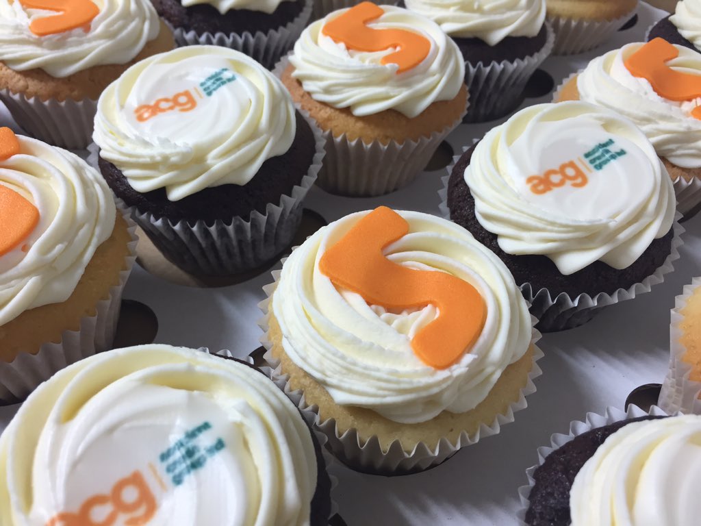 acgltd's tweet photo. It's our 5th Anniversary at ACG. What better way to celebrate than a round of #cupcakes https://t.co/Qh3UfR3hOK