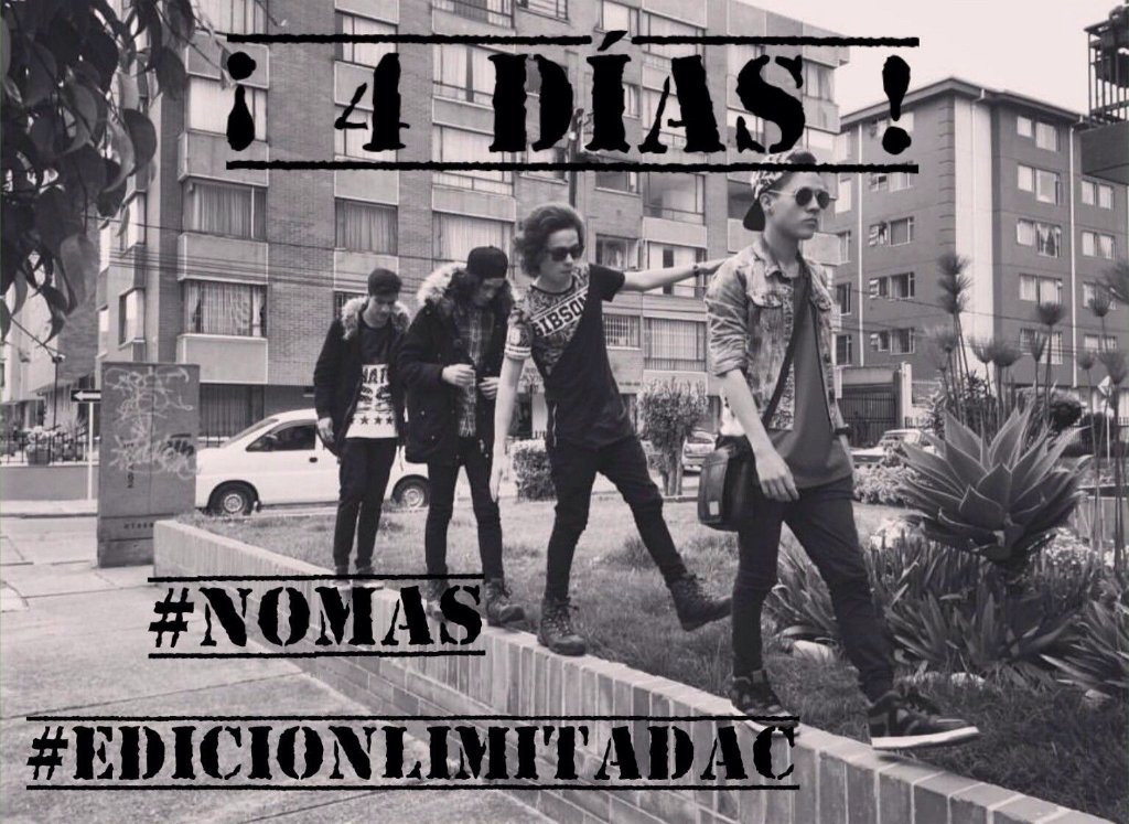 FCOEdiclimitada's tweet photo. A #4DIAS del lanzamiento del nuevo sencillo #NOMAS estamos demasiado emocionadooooos !!! https://t.co/BU9uJTPFHG