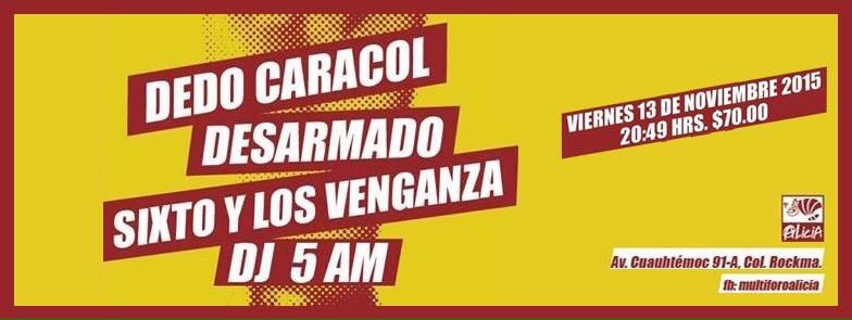 LosVenganza's tweet photo. Será un placer estar en el @multiforoalicio a lado de @dedocaracol y @DESARMADO https://t.co/mBFZnUEGUq