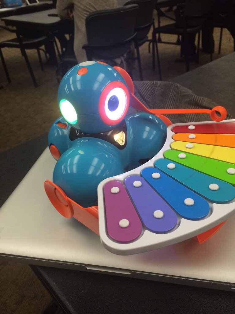 jhuck_AB's tweet photo. we are the robots @holtopia wins for coolest talk #code4libAB https://t.co/CGqmzyN7wa