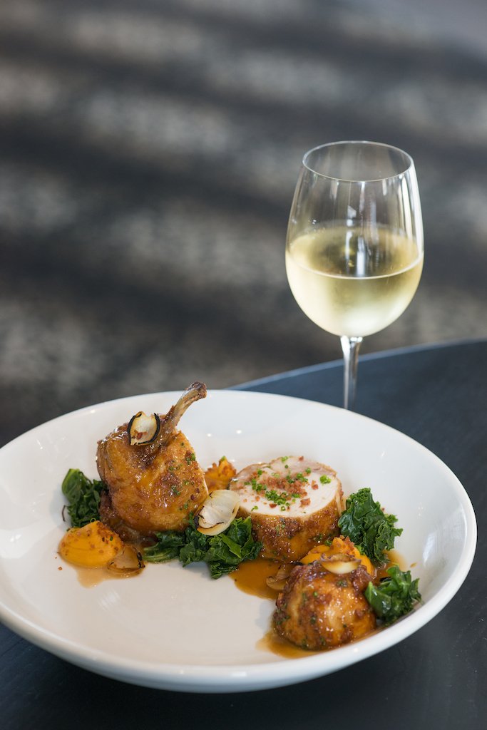#KCRW2016 Sneak Peek: <a href="/GrandStreetKC/">Grand Street</a>’s Roasted Chicken includes smoked sweet potato puree &amp; bacon maple glaze.