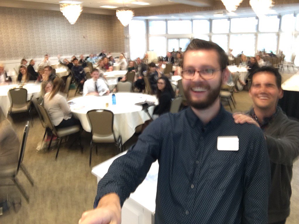 adstuds's tweet image. Remember: Best #Selfie wins a #selfiestick today! Don't be a first-timer like this goof. #AdStuds2015
