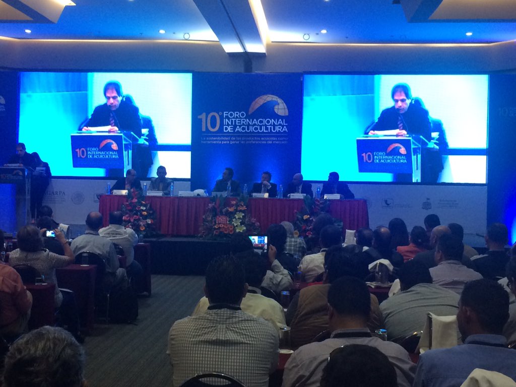 intoseafood's tweet photo. #FIACUI Salvadore Meza gets things under way in Guadalajara @palmerroy @FAOpesca @IAFmagazine @SAGARPA_mx @GrimsbyUK https://t.co/AQcIIRXNO9