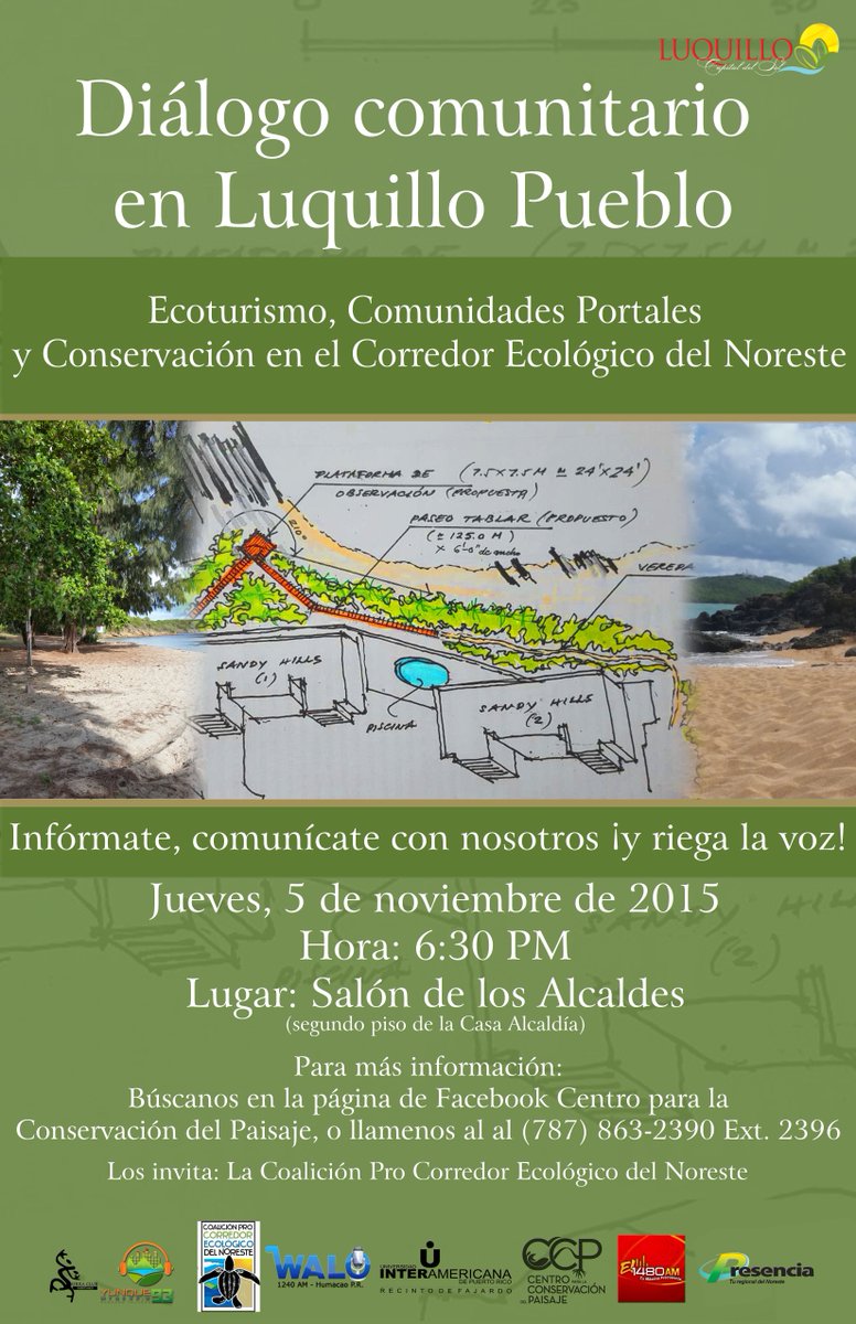 CCPaisaje's tweet photo. @CCPaisaje Te invita al diálogo comunitario #EcoturismoCEN
Te esperamos!! https://t.co/5B0N8cZaDH