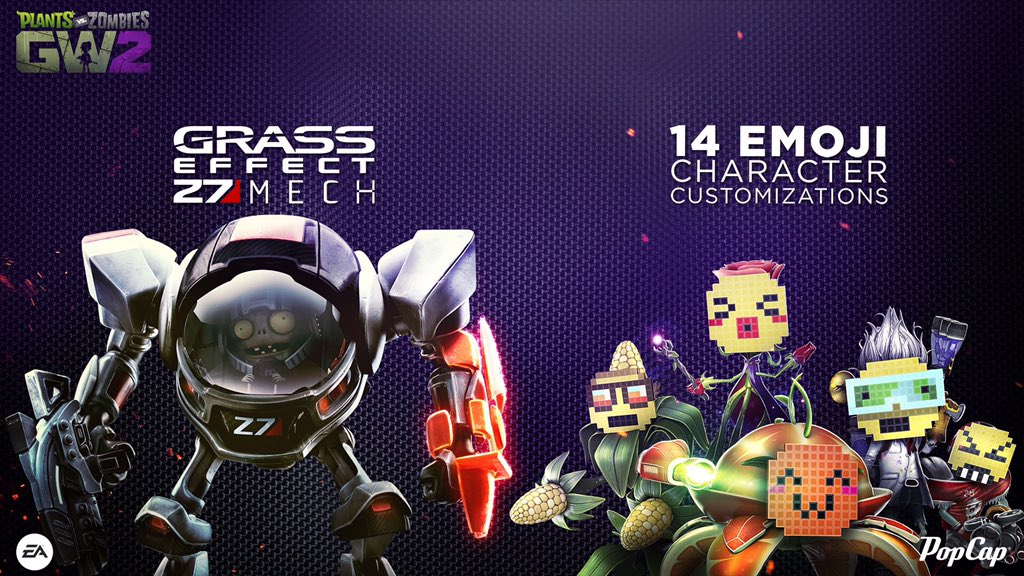 andrearene's tweet photo. WHAAAAAT @masseffect mech in @PlantsvsZombies Garden Warfare 2?? #grasseffect WANT!! https://t.co/5E68cYB0qh