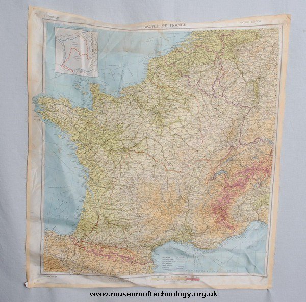ACFCraftFairs's tweet photo. Silk escape map from WW2. Easy to stow away in a cigarette packet or hollowed out heel.
#ThrowbackThursday https://t.co/aAe5GsyYkA