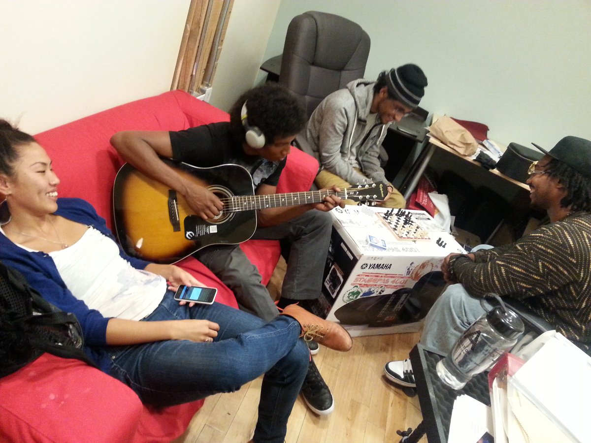 Lost_Lyrics's tweet photo. Past Facilitators Quentin and Sun visited the space #supportLL https://t.co/NNf5dkGDLY