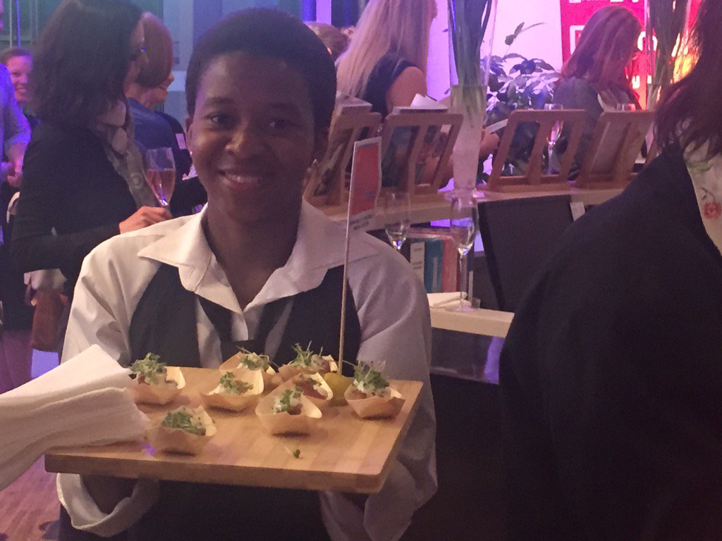 kathmegaw's tweet photo. Food from #real food being served up at awards @Quivertree @Quivertree https://t.co/DGh4wAnURj