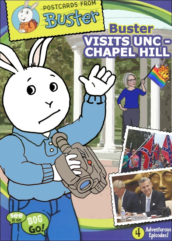 alexcapers's tweet photo. Buster visits #UNC! #PostcardsFromBuster #UNCBOG #LeaveSpellingsBehind #WheresCarol https://t.co/0eIVnr1eXx