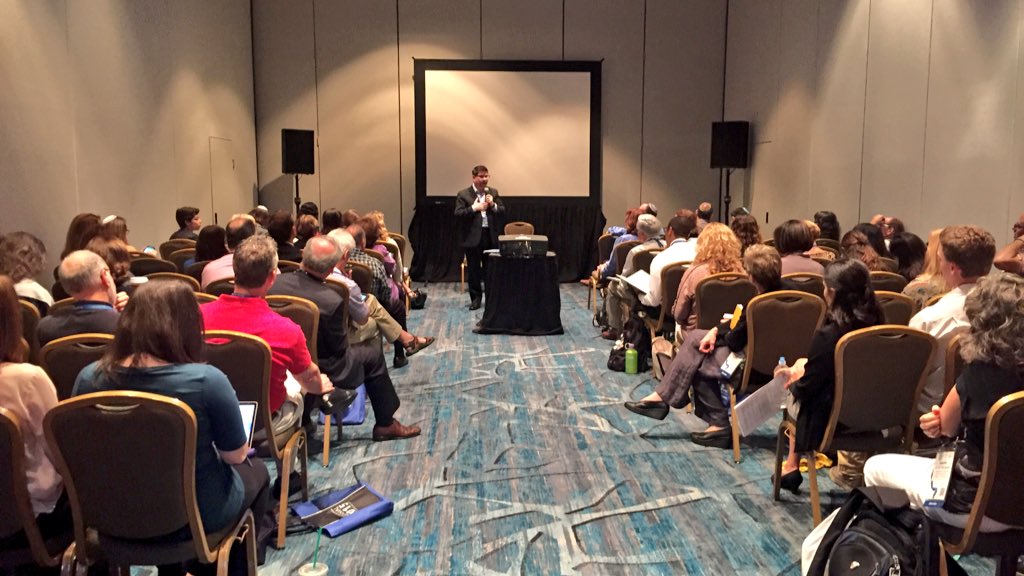 TheRAC's tweet photo. At #URJBiennial, @rabbilarrybach on what inspired him to march America's Journey for Justice w @NAACP. #tzedeksummer https://t.co/Ud1BJTnGRT